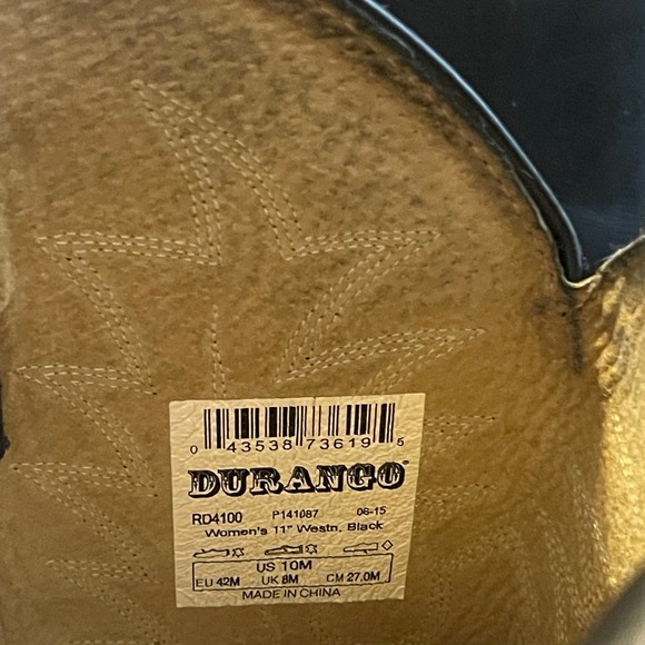 Womans Durango cowboy boots - Picture 9 of 11